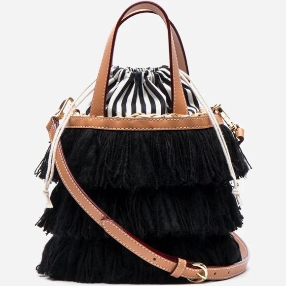 Small Fringe Bucket Bag by Frances Valentine - Picture 1 of 1